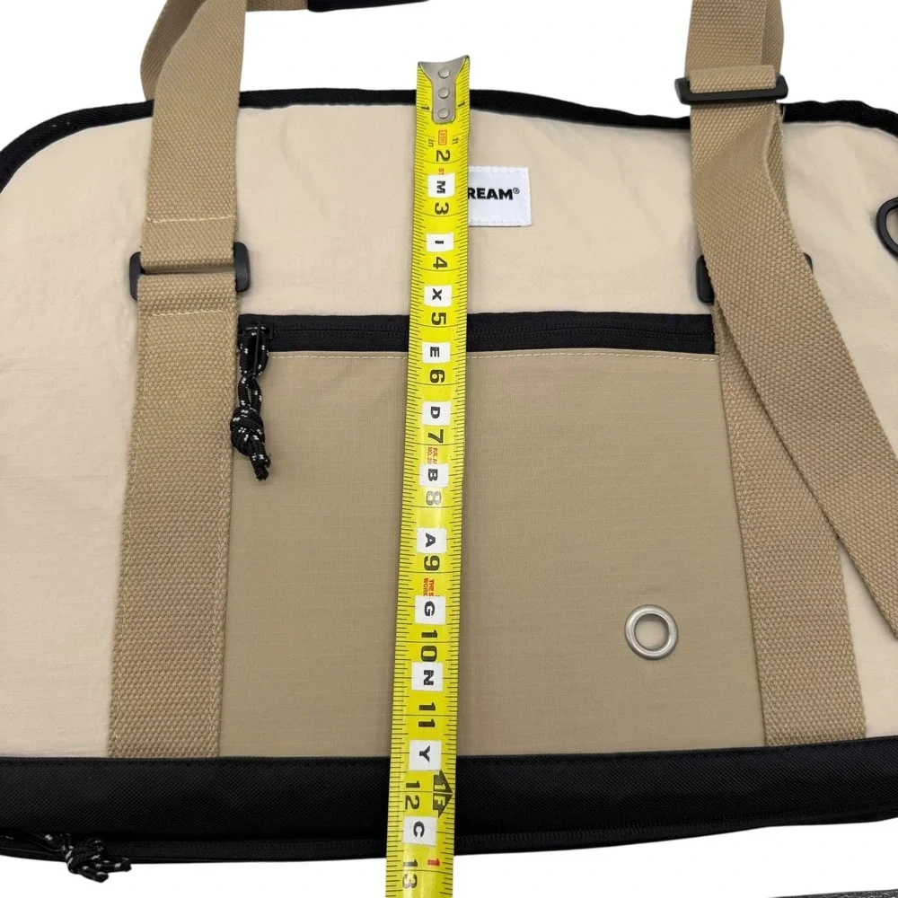 HIDREAM Pet Carrier Bag Tan Black Small Dog Cat‎ Travel Tote Mesh Breathable